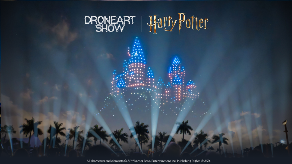 Drone Art Show-Harry Potter